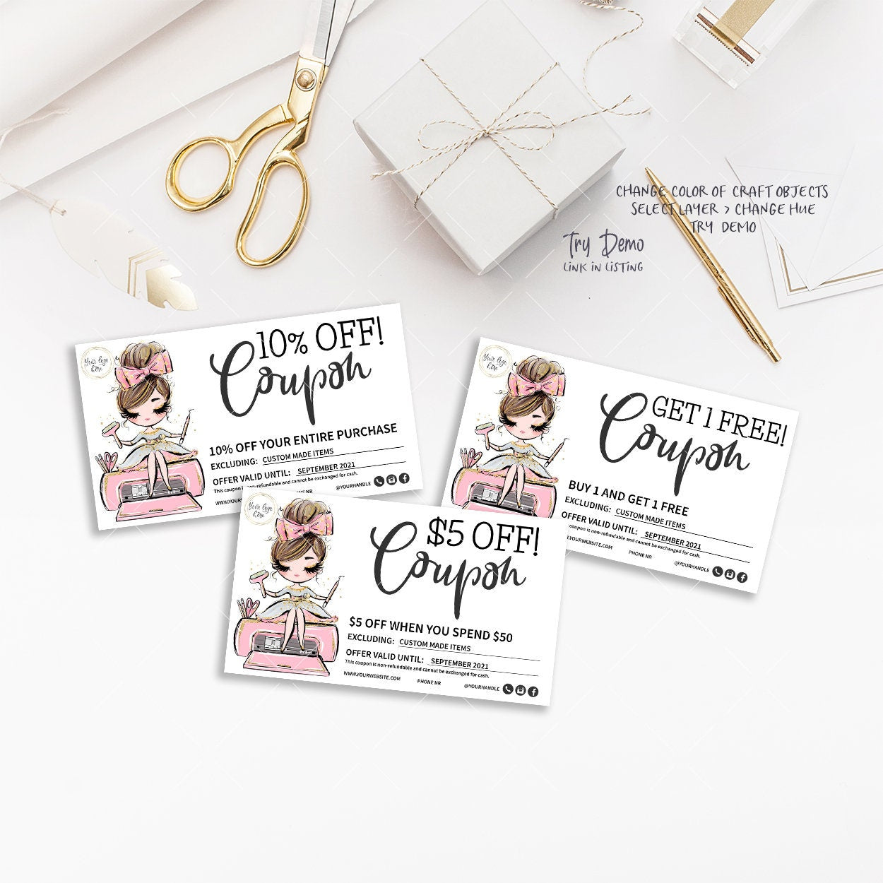 Baking Gift Coupons, Pastry