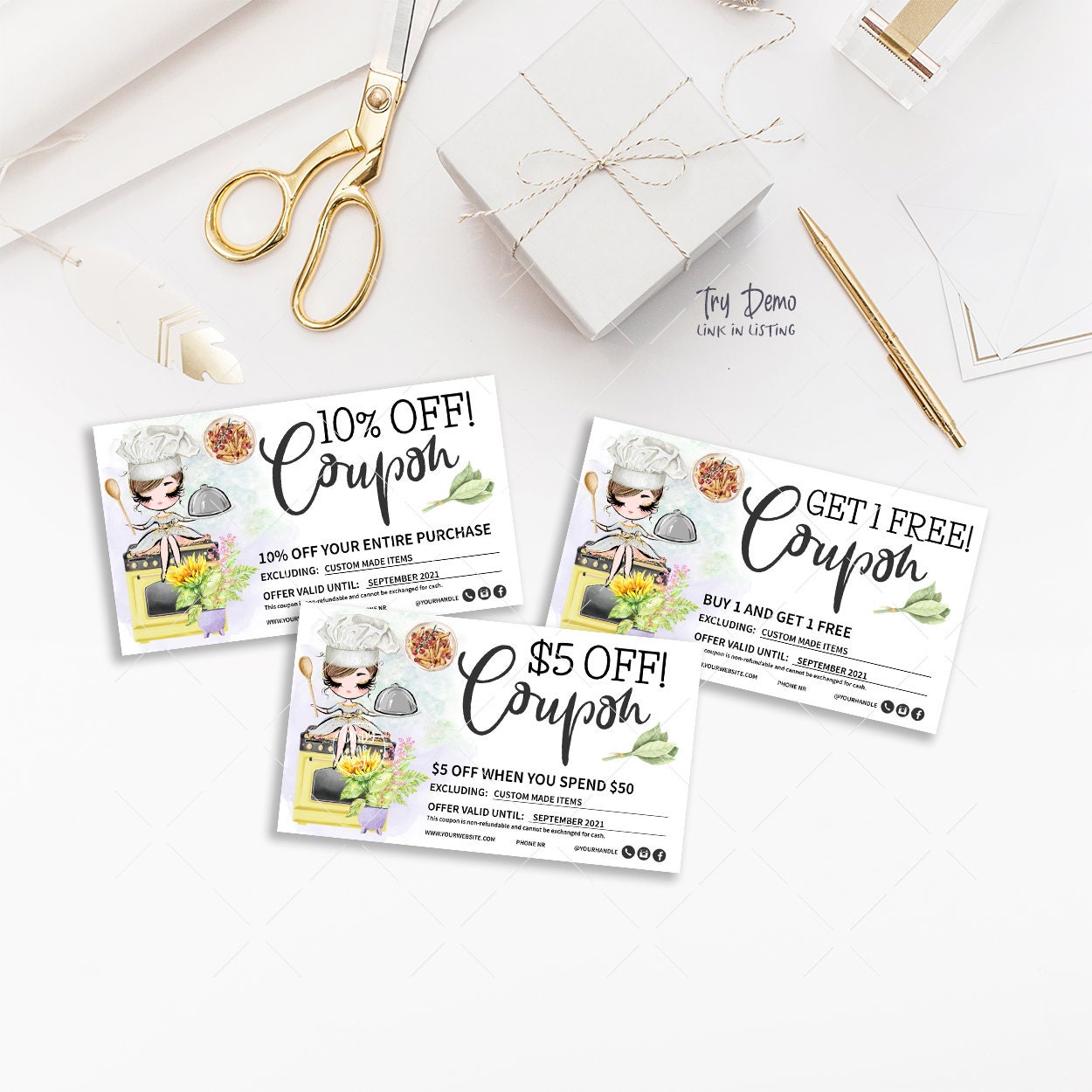 Catering Gift Coupons, Kitchen Stove