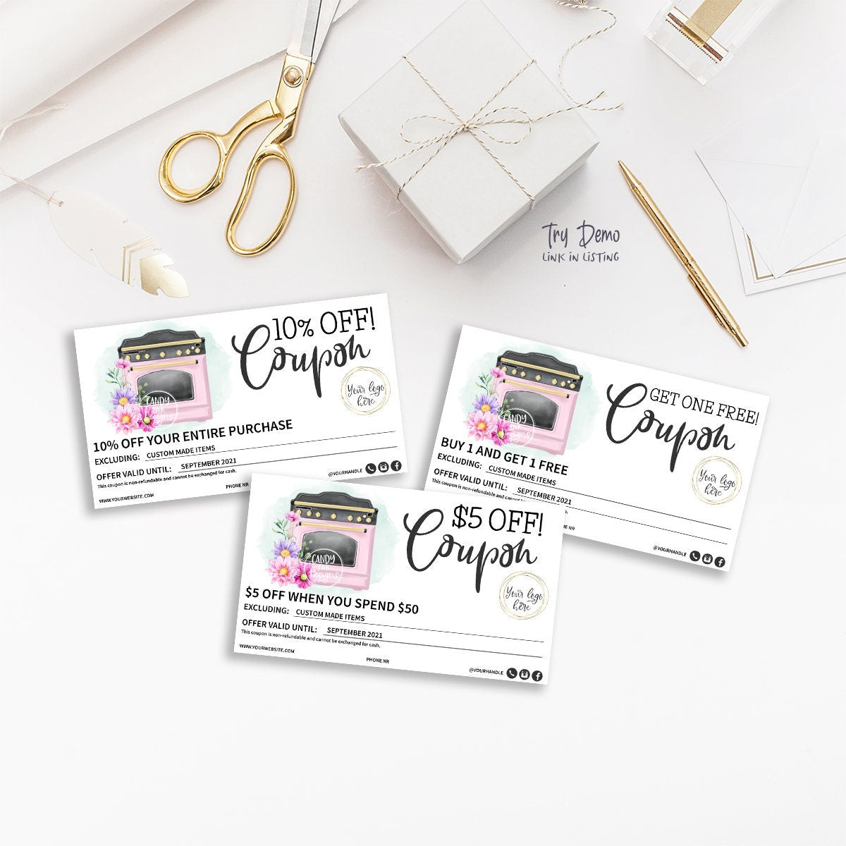 Catering Gift Coupons, Kitchen Stove