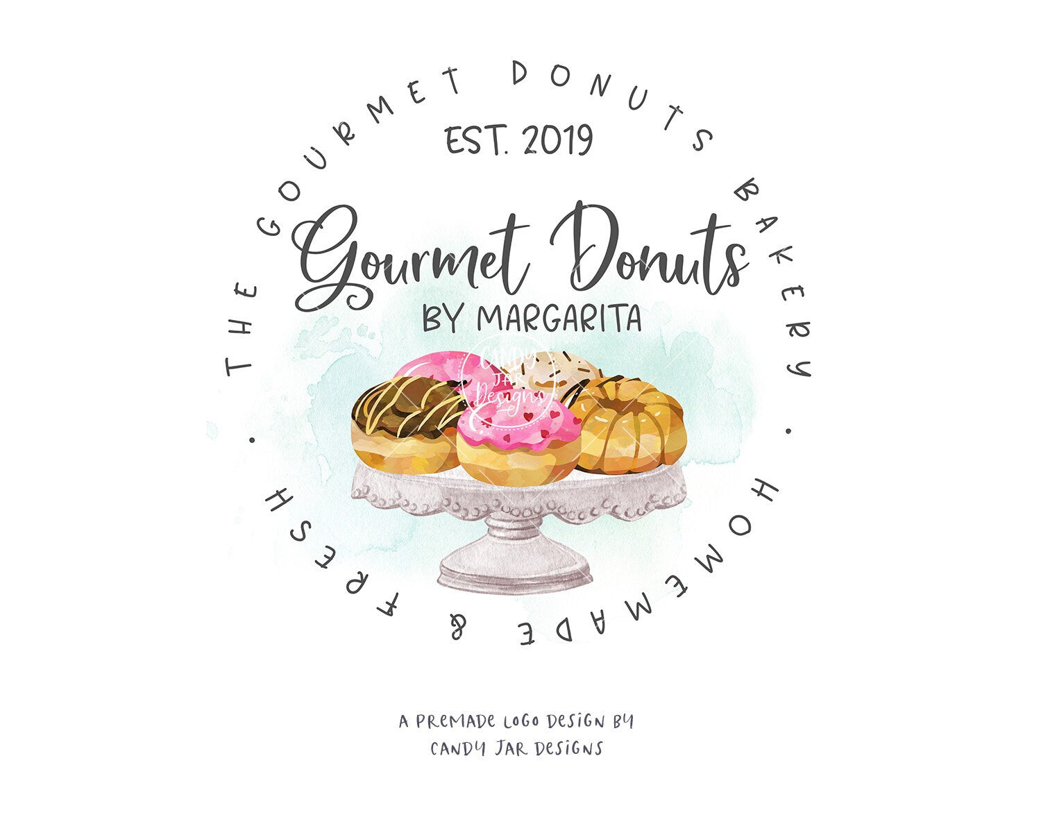 Gourmet Donuts Logo, Bakery Logo