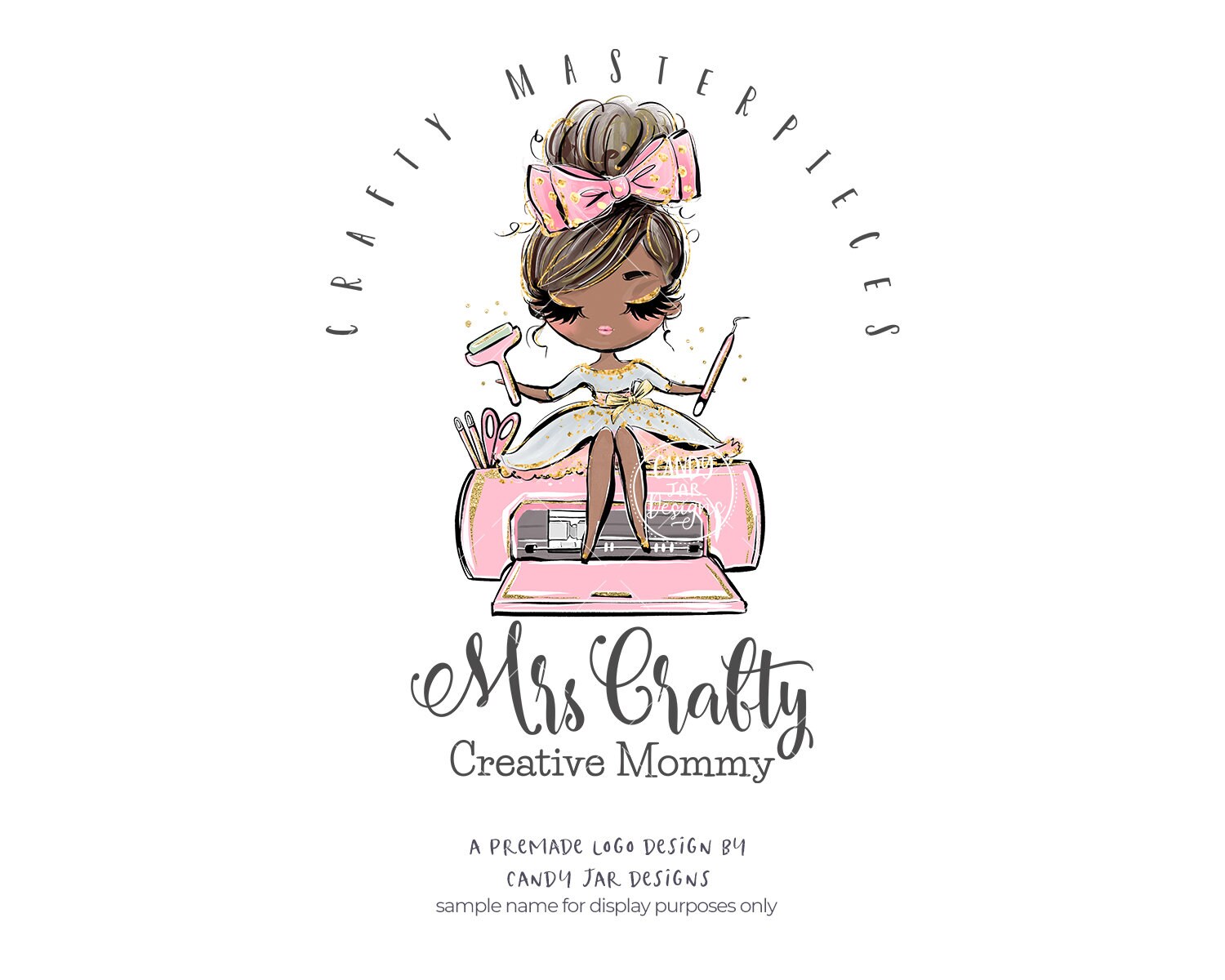 Craft Girl Logo, Crafty Girl