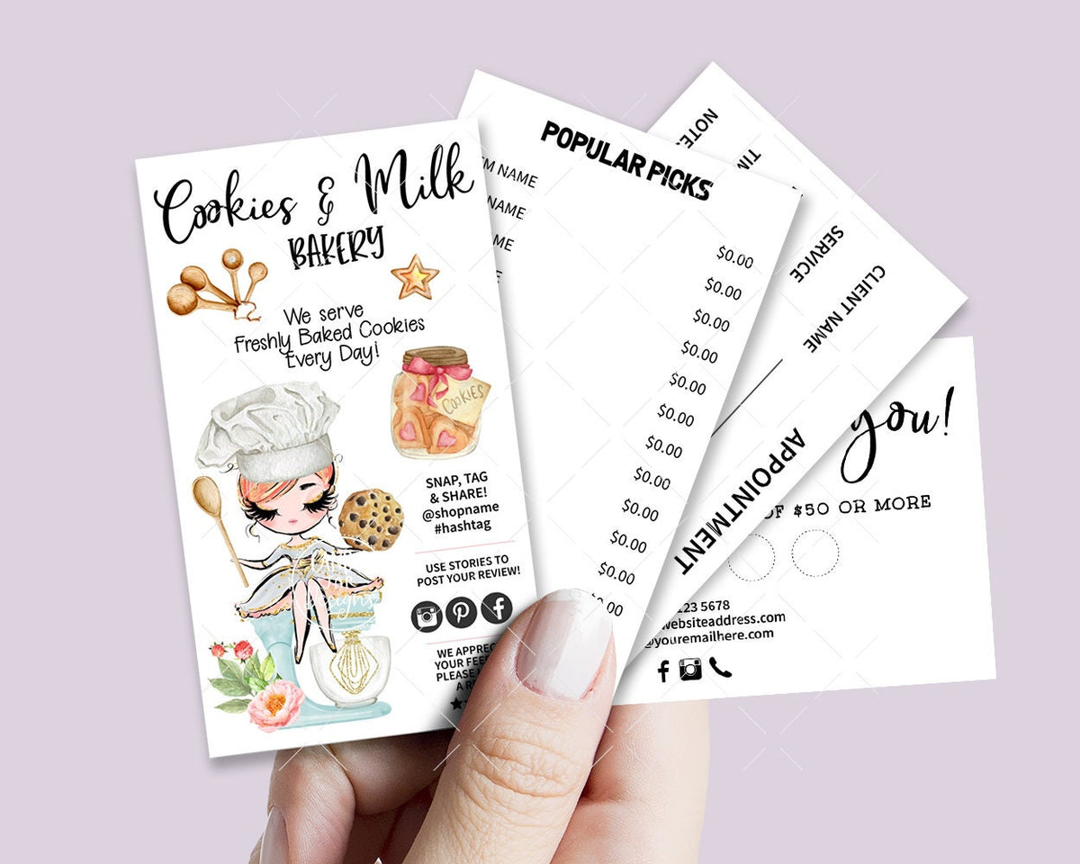 Cookie Baker Business Card Set