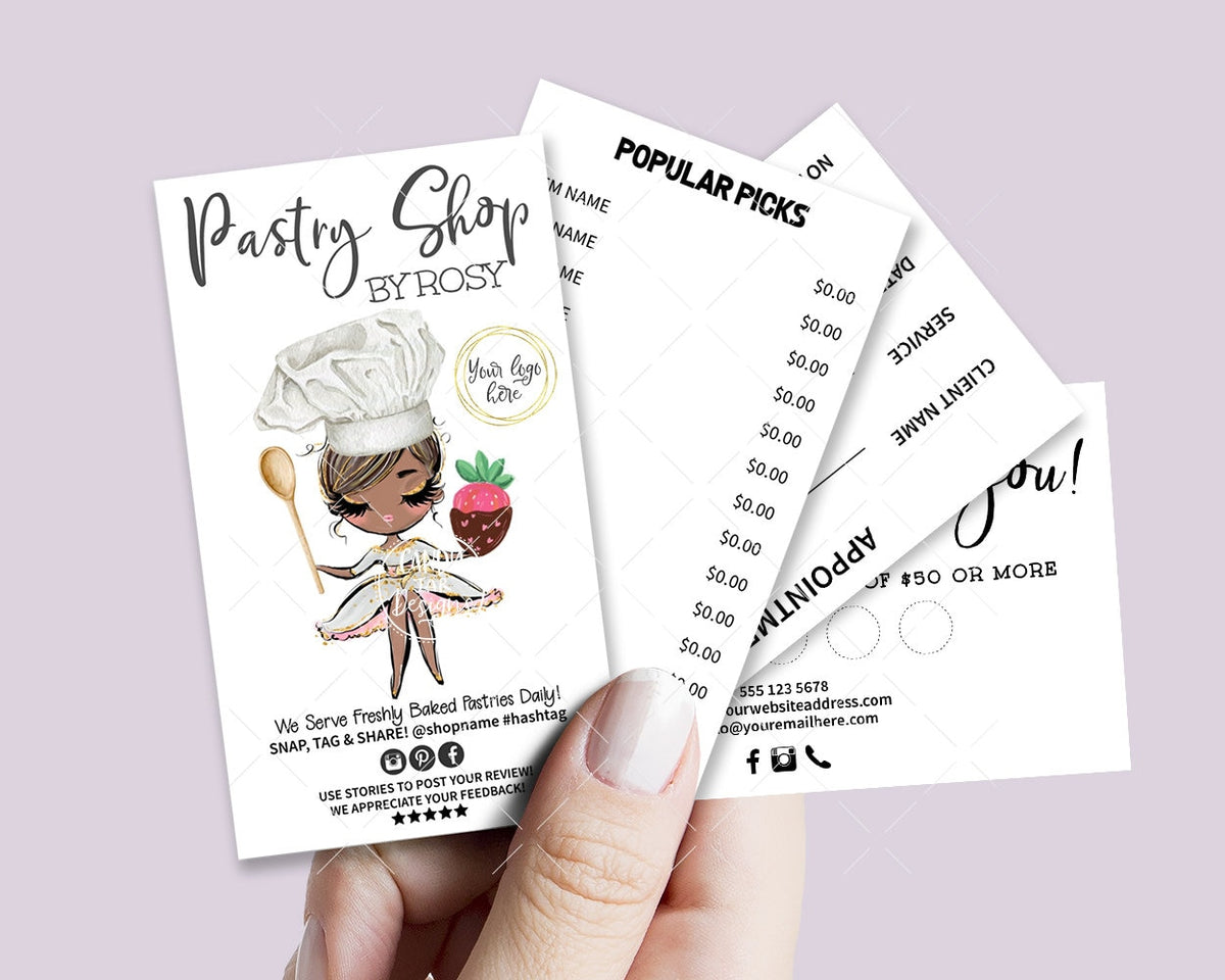 Sweets Treats Bakery Business Card Set