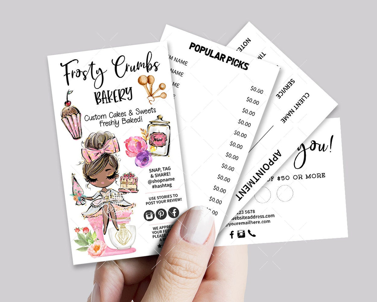 Sweets Treats Bakery Business Card Set