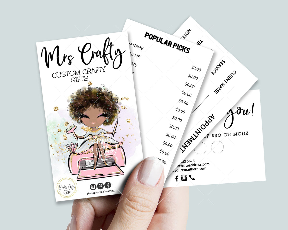 Handcrafter Business Card Set - Candy Jar Studios